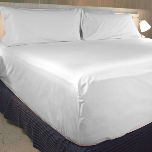 Flat Sheet And Plain Pillowcases - 200 Thread