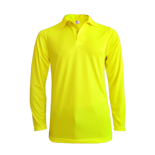 Women's Microfiber Long Sleeved Polo Shirt