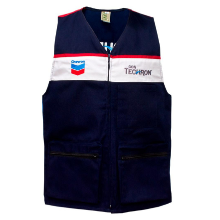 Special Model Work Vest with Zippers and Front Pockets